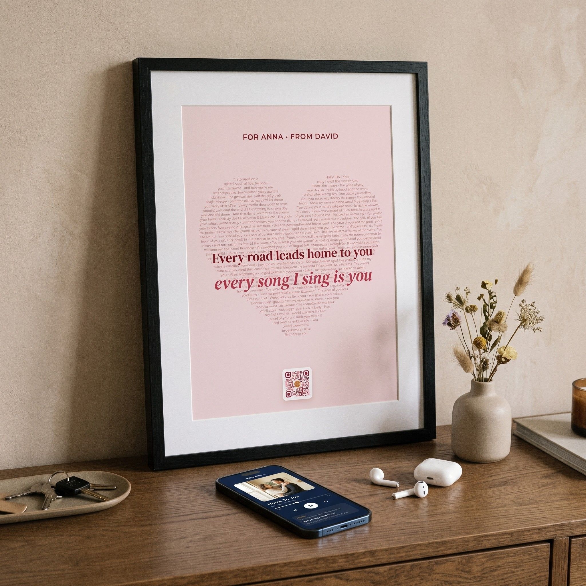 Songtekst Poster met Eigen AI-Liedje