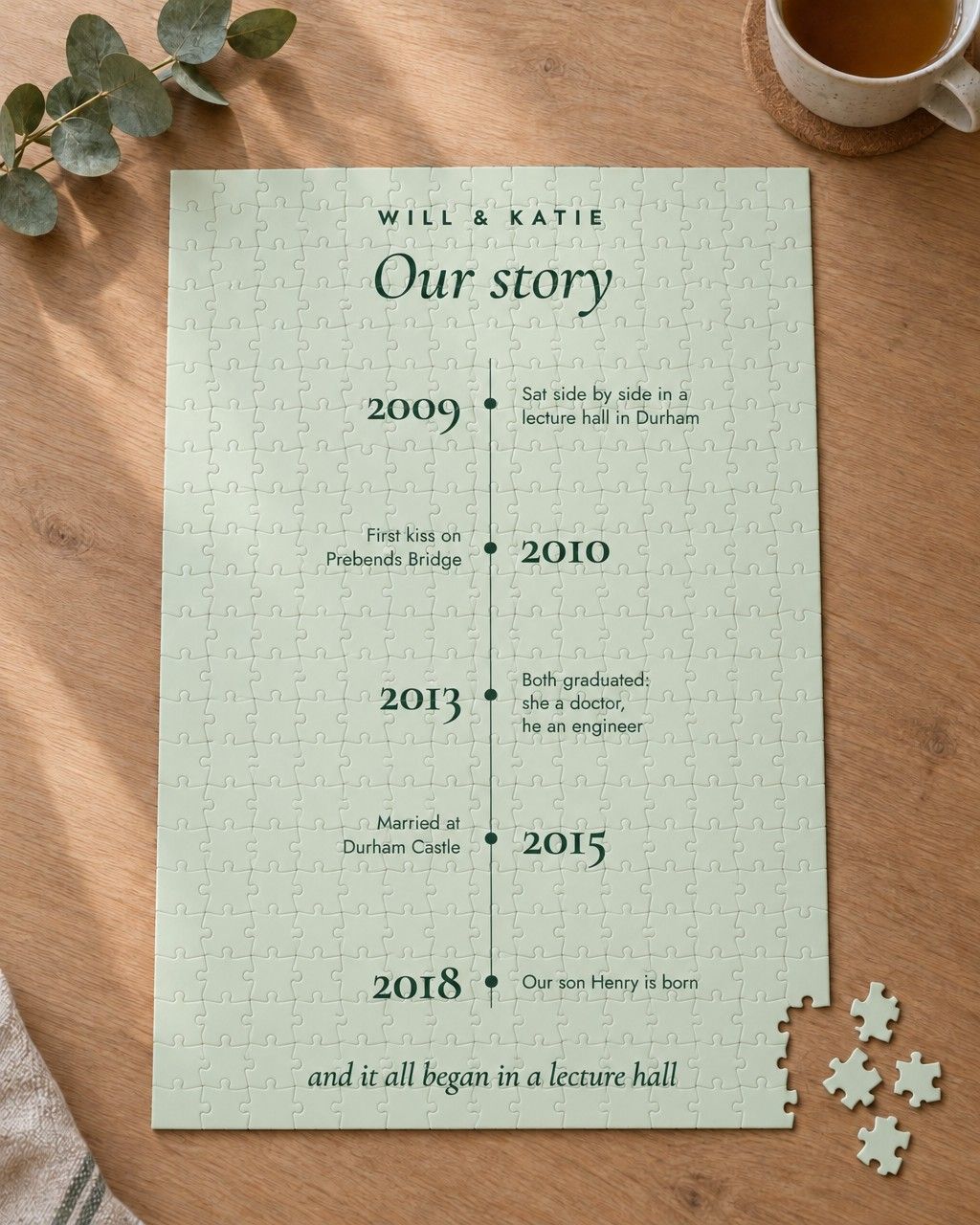 Ons Liefdesverhaal Puzzel