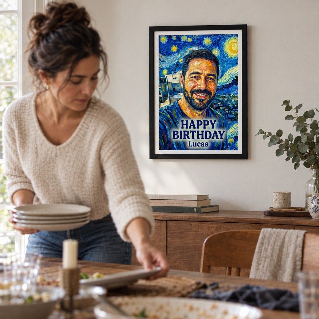 Schilderij Fotokader