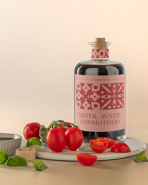 Gepersonaliseerde Balsamico als Wil Je Mijn Meter Zijn Cadeau