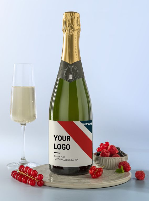 Gepersonaliseerde Champagne Relatiegeschenk
