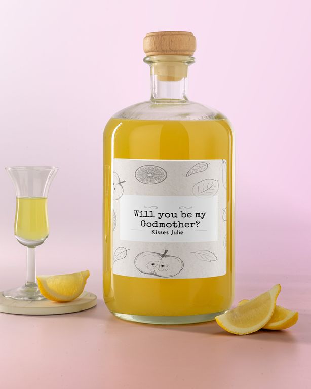 Gepersonaliseerde Limoncello Magnum als Meter Vragen Cadeau