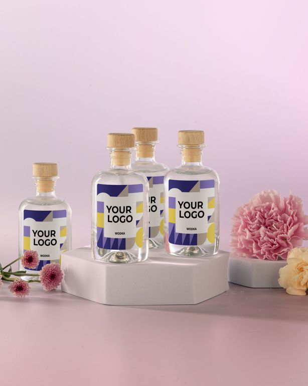 Gepersonaliseerde Mini Wodka Als Relatiegeschenk