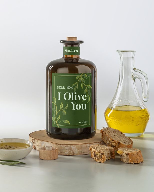 Gepersonaliseerde Olijfolie als Moederdagcadeau