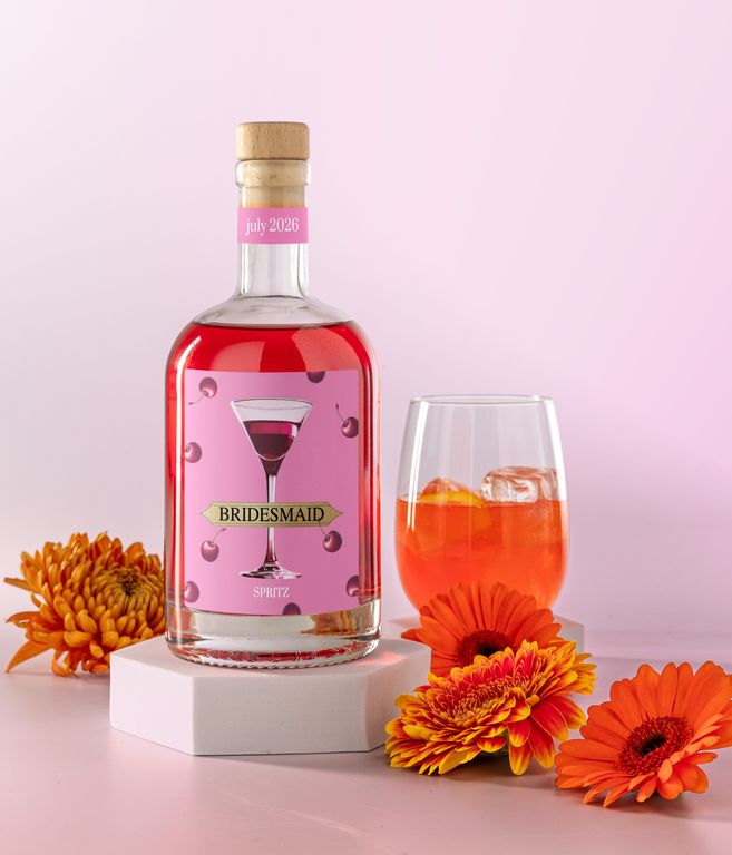 Gepersonaliseerde Spritz als Wil Je Mijn Getuige Zijn Cadeau