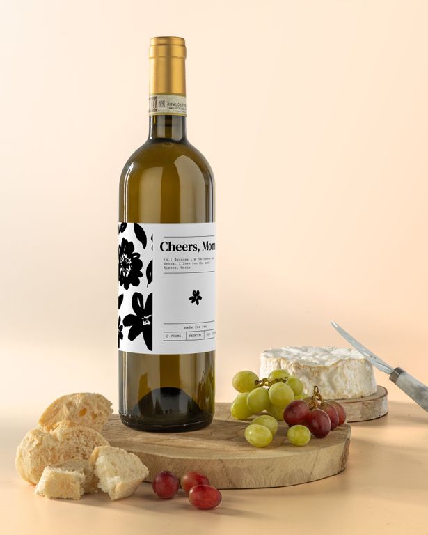 Personalised White Wine