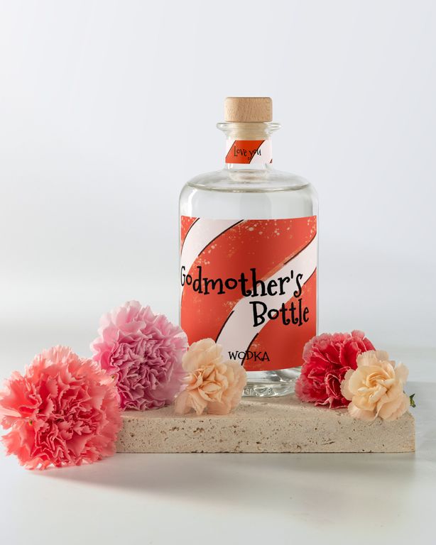 Gepersonaliseerde Wodka als Wil Je Mijn Meter Zijn Cadeau