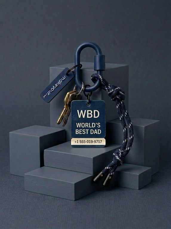 Keychain Dark Green
