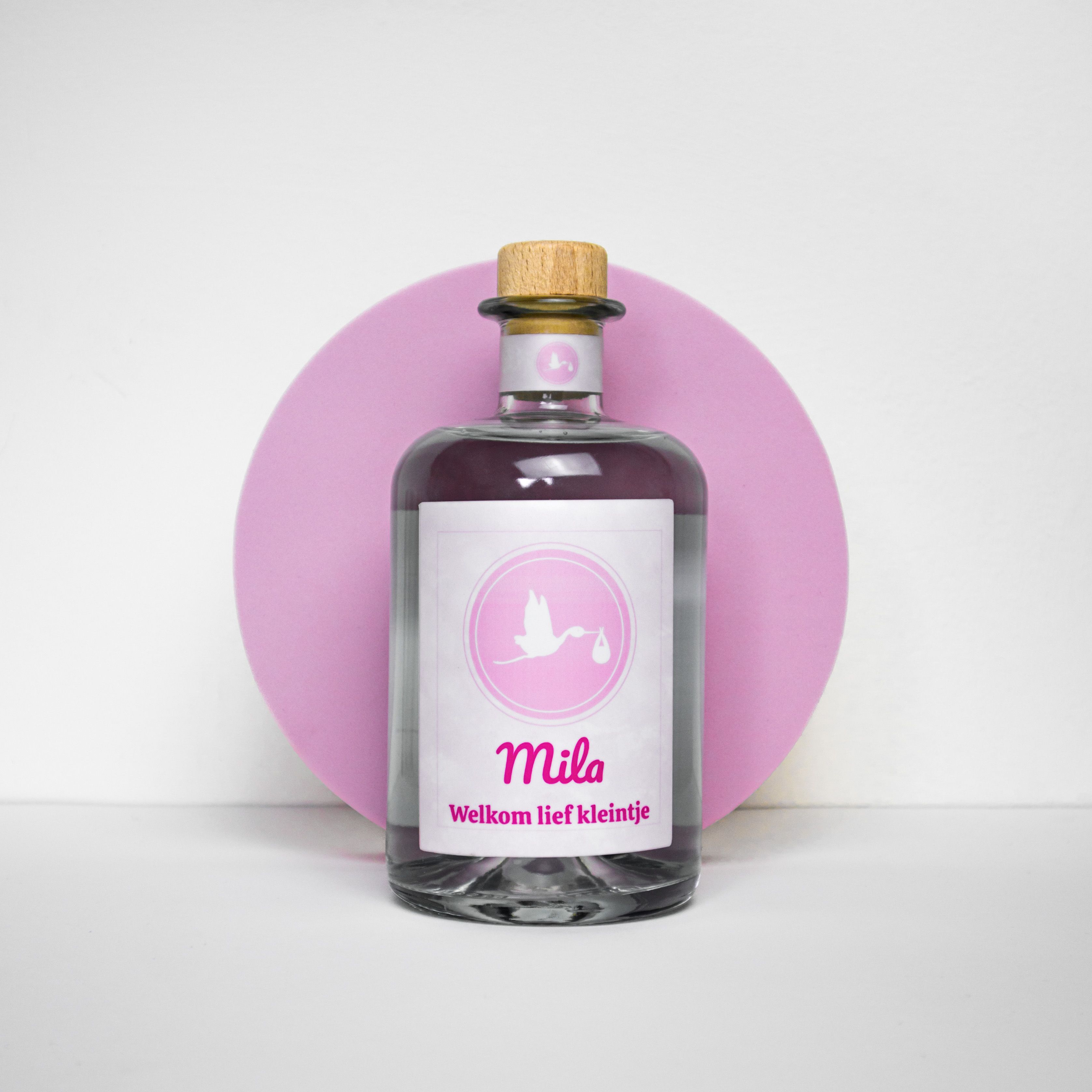 personalised gin girl   congratulations birth