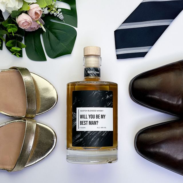 Best man   personalised whiskey