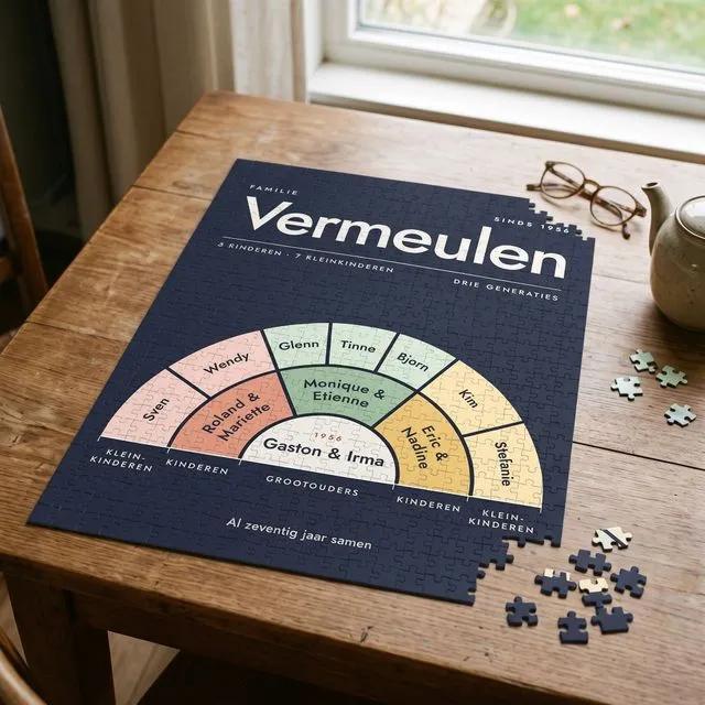 Personalised Family Tree Puzzle