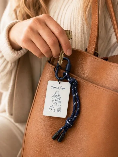 Lijntekening Sleutelhanger