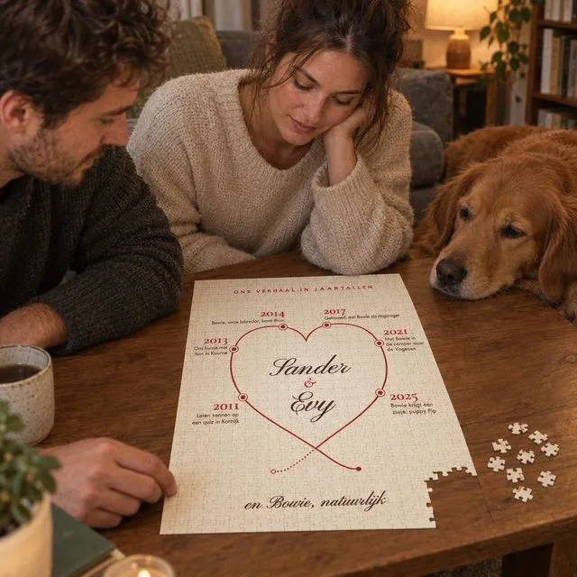 Personalised Love Story Puzzle