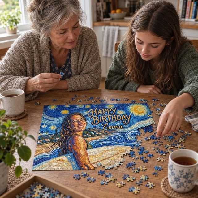 Schilderij Puzzel