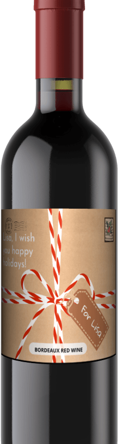 Personalisierter Rotwein – Foto 1